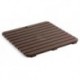 Caillebotis de douche Marron foncé 55x55cm