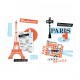 Sticker mural FRENCH TOUCH XL