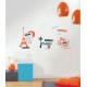 Sticker mural FRENCH TOUCH XL