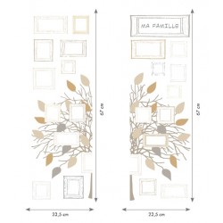Sticker mural ARBRE GENEALOGIQUE M