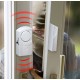 4 mini alarmes autonomes pour portes et fenêtres ALAM4
