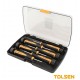 Jeu de 6 mini tournevis de précision TOLSEN 20030