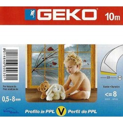 Bourrelets d'étanchéité en V pour portes et fenêtres GEKO