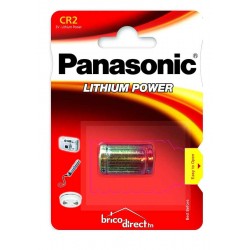 Pile spéciale CR2 Lithium PANASONIC