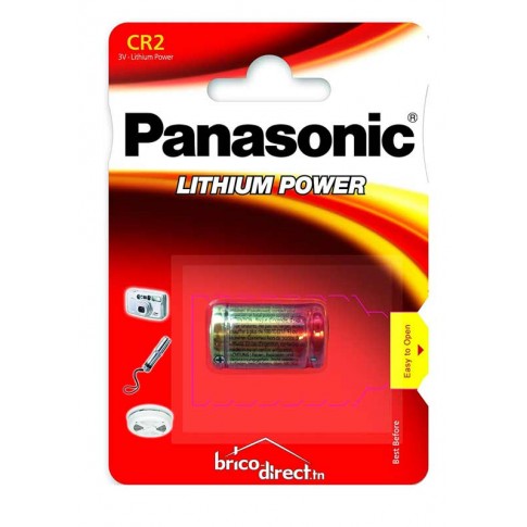 Pile spéciale CR2 Lithium PANASONIC