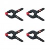 Kit de 4 Pinces de serrage à ressort 100mm VALEX