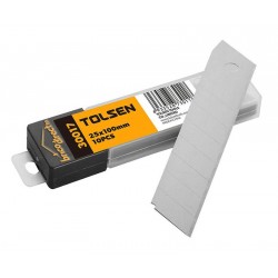 pack 10 lames pour cutter 25x125mm TOLSEN