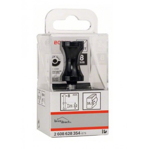 Fraise à Gorge Et Moulurer PRO Bosch - Pour Défonceuse, Bois Tendre/dur, Emmanchement 8 Mm - Coupe Précise