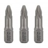 Jeu de 3 embouts PZ2 25mm BOSCH
