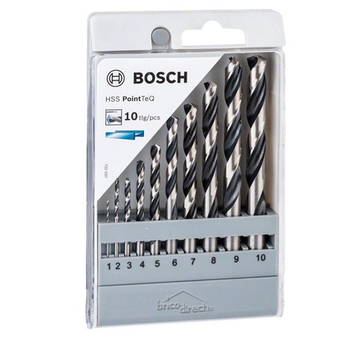 Bricoland - Mèches pour Métal - Jeu de 25 forets à métaux HSS-G 135° - Bosch