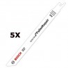 Pack de 5 lames de scie sabre spécial palettes BOSCH