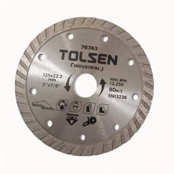 Disque Diamant Cannelé universel 125mm TOLSEN