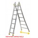 Echelle transformable 2 plans 2x8 marches T2 CENTAURE