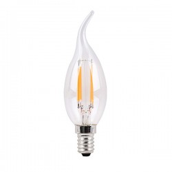 Ampoule coupe-vent LED E14 4W JAUNE