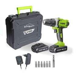 Perceuse-visseuse double batteries Li-Ion 18V WIDO-VIDO