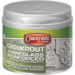 Mastic fibres de verre Polyester Choukrout Owatrol 600gr