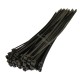 Pack 100 Attaches en plastique noir 400mm