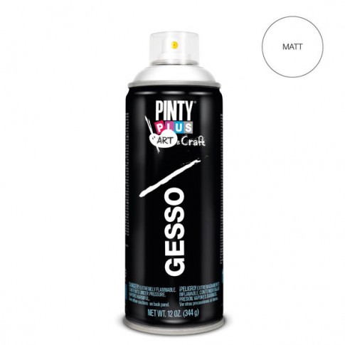 Apprêt Gesso en Spray Pinty Plus