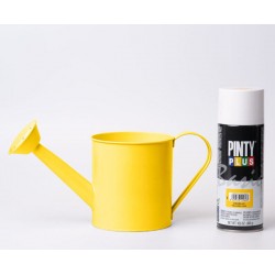 Peinture Synthétique en Spray jaune 400ml PINTY PLUS