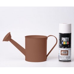 Peinture Synthétique en Spray marron tabac 400ml PINTY PLUS