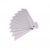 pack 10 lames pour cutter 25x125mm HARDEN