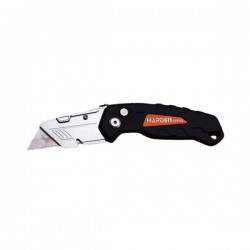 Cutter en Aluminium pliable à lame trapézoïdale HARDEN