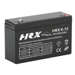 Batterie Plomb AGM 6V-12Ah T1 HRX