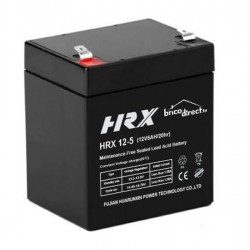 Batterie Plomb AGM 12V-5h T1 HRX