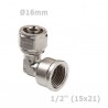 Coude Multicouche à compression Ø16x1/2" ARCO