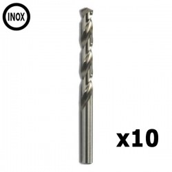 Pack de 10 Mèches pour Inox et métaux 7.5mm ECEF TEKNO XP