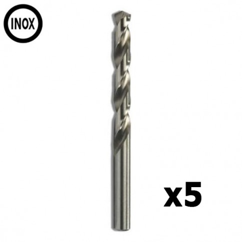 Pack de 5 Mèches Inox et métaux 9.0mm ECEF TEKNO XP