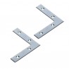 Pack de 2 Equerres d'assemblage plate 100x100 TOROZER