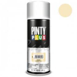 Peinture Synthétique en Spray Crème 400ml PINTY PLUS