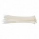Pack 100 Attaches serre-câbles en plastique 4/200mm