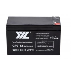 Batterie Plomb AGM 12V-7Ah T1 JYC