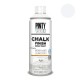 Peinture CHALK PAINT en Spray Blanc Cassé 400ml PINTY PLUS