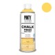 Peinture CHALK PAINT en Spray Jaune Moutarde 400ml PINTY PLUS