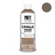 Peinture CHALK PAINT en Spray Marron Glacé 400ml PINTY PLUS