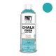 Peinture CHALK PAINT en Spray Turquoise 400ml PINTY PLUS