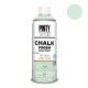 Peinture CHALK PAINT en Spray Vert Menthe 400ml PINTY PLUS