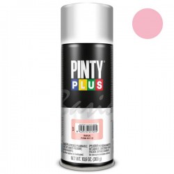 Peinture Synthétique en Spray rose 400ml PINTY PLUS