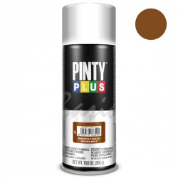 Peinture Synthétique en Spray marron tabac 400ml PINTY PLUS