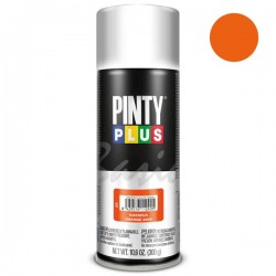 Peinture Synthétique en Spray orange 400ml PINTY PLUS