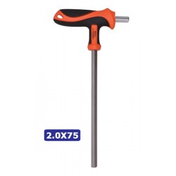 Tournevis HEX mâles en T 2x75 HARDEN