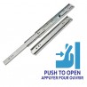 Coulisse à billes ouverture PUSH TO OPEN pour tiroirs 45cm