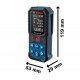 Télémètre laser Bluetooth 50m BOSCH GLM50-27C
