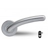 Poignée de porte ALLEGRA Satiné/Chromé WC SICURO
