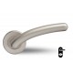 Poignée de porte ALLEGRA Satiné/Nickelé WC SICURO