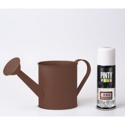 Peinture Synthétique en Spray marron tabac mât 400ml PINTY PLUS