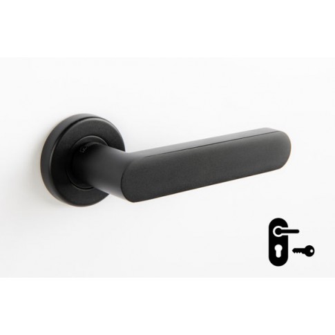 Poignée de porte GIRO BLACK Grand-Trou SICURO